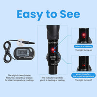 AQUANEAT Aquarium Heater, 100W Fish Tank Heater - 100W - image 4