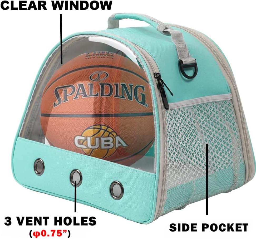 Small Animals Tent, Breathable Transparent Pet Playpen Pop Open Outdoor/Indoor Exercise Fence - Green / TPU Carrier+Playpen - image 3