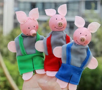 DIY-SCIENCE three little pigs and wolf finger puppets for toddler storytelling - view 5