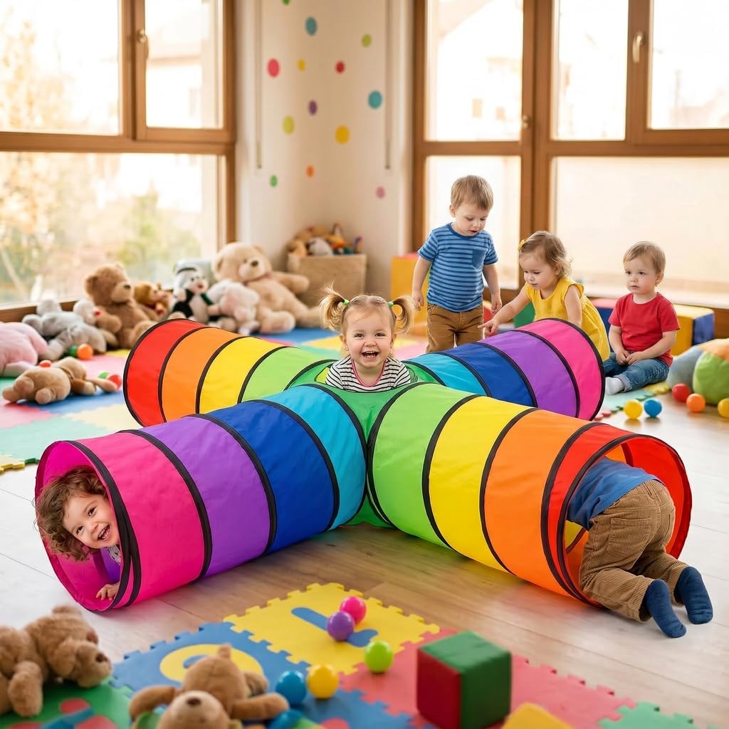 Kids Play Tunnel Tent for Toddlers - 1 Pc Xxl - image 2
