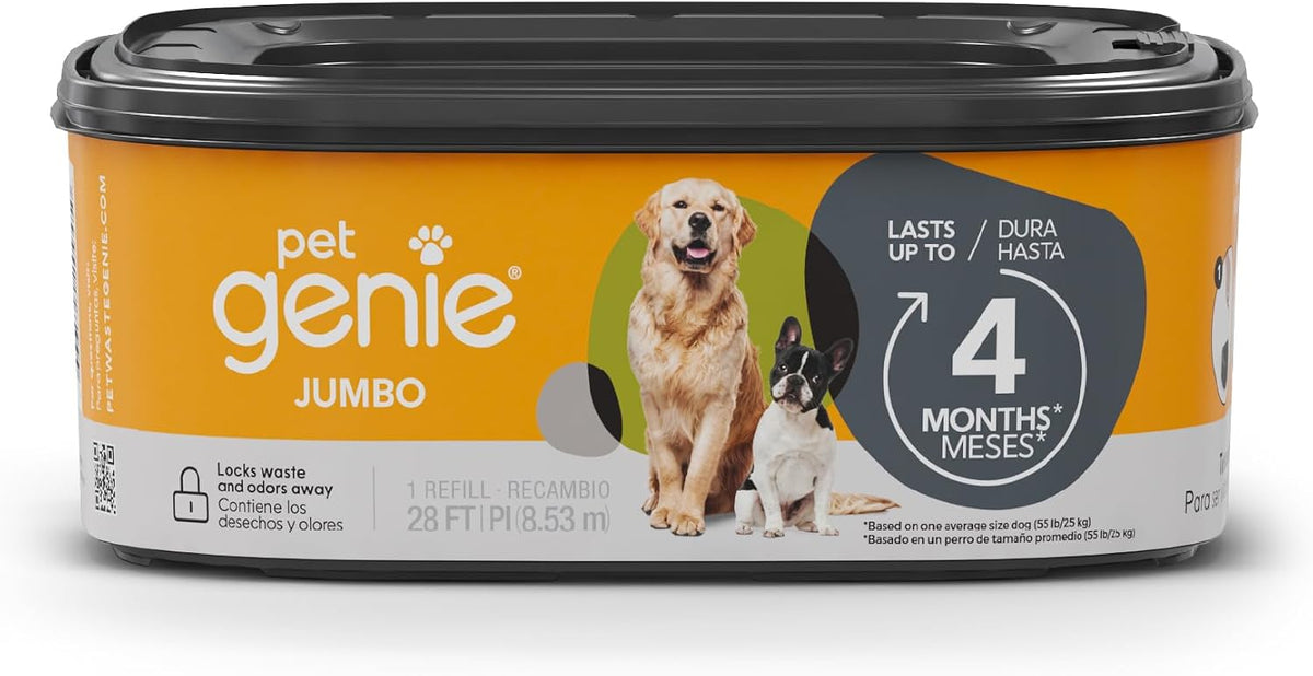 Pet Genie Refill Bags, Jumbo 2-Pack, 56 Total ft - 1 Count (Pack of 1)