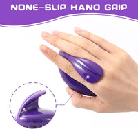 Silicone cat brush with soft rubber pins and ergonomic non-slip handle - view 2
