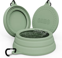 OHMO Spill Proof Collapsible Dog Bowl - 34oz / Sage Green