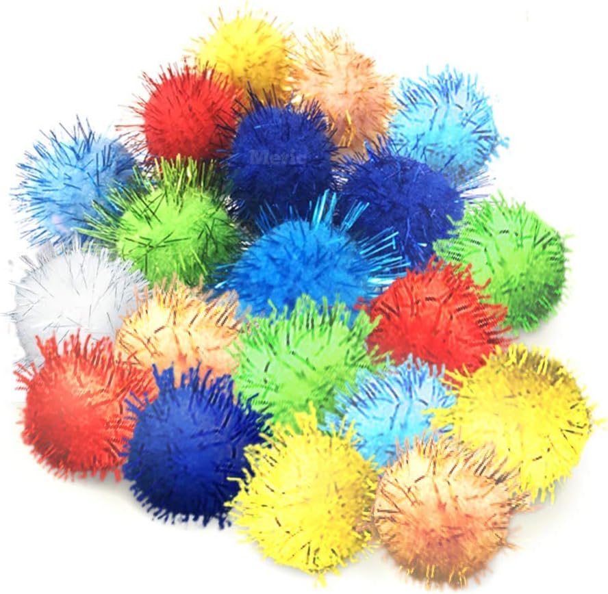 Meric CoCoo 20-Pack Cat Toy Sparkle Ball Jumbo Pack - image 2