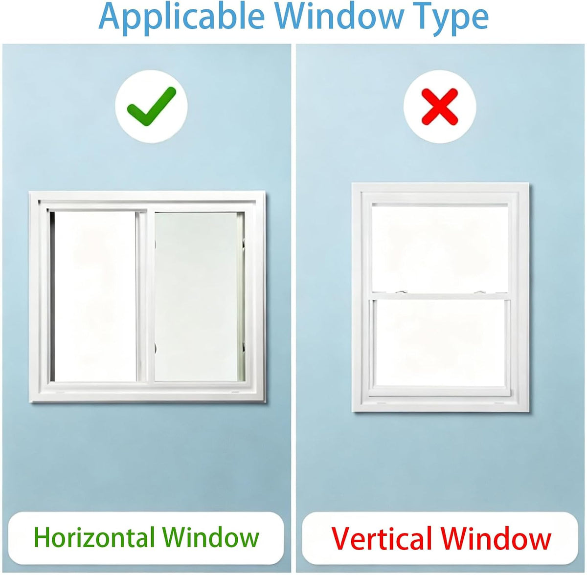Sliding Cat Door for Window, Fits 32"-37" Width Window - White / Fit Window: 31"-42" Height - image 4