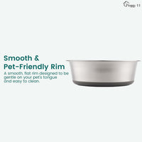 Nonslip Stainless Steel Dog Bowls, 3.8 US Cup Each - 3.8 Cup - image 4