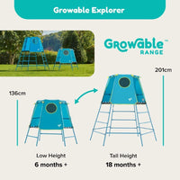 Explorer 2 Jungle Gym Climbing Set with Adjustable Steel Frame - image 3