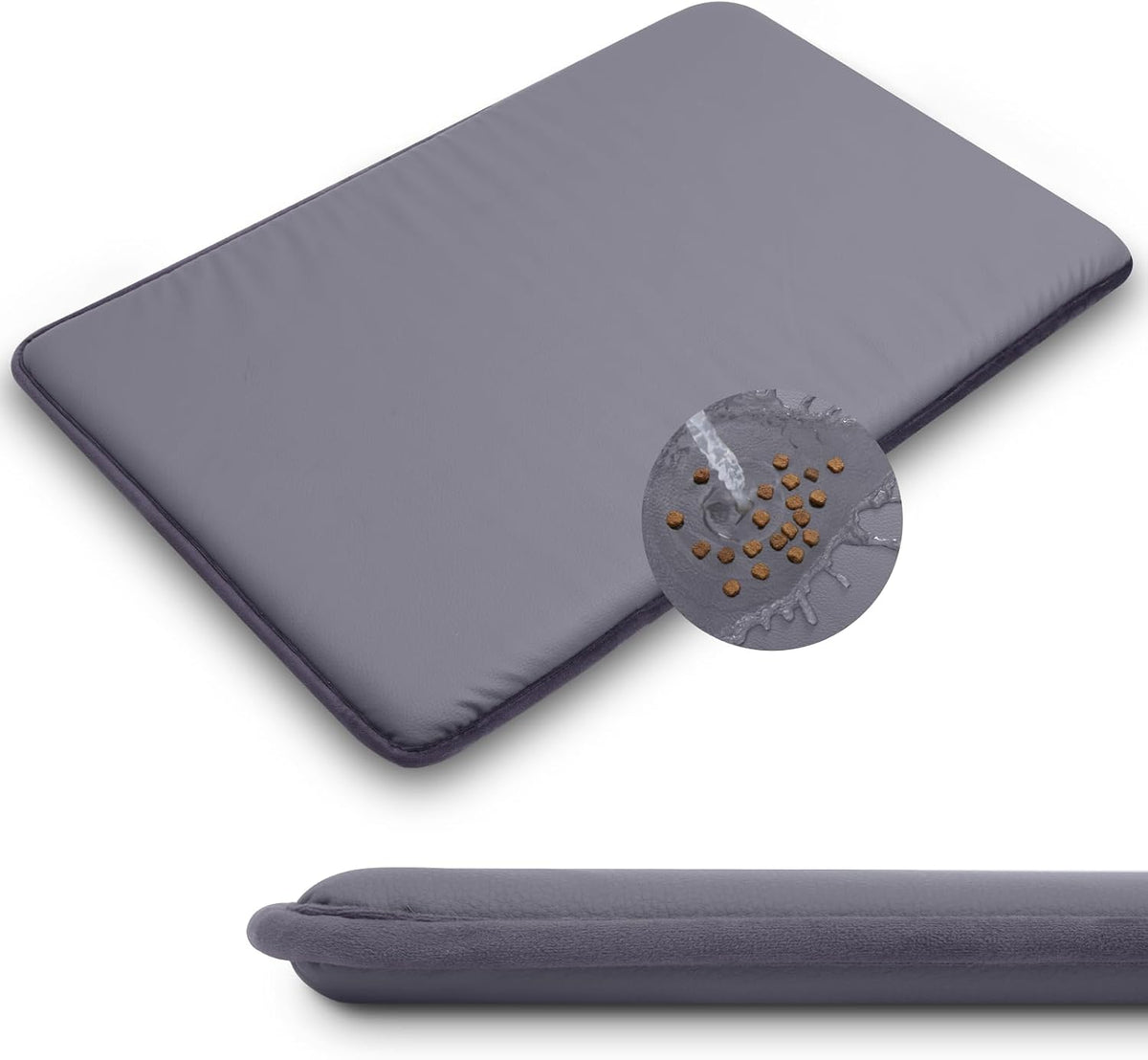 Outdoor XL Dog Crate Pad Bed, Waterproof Wipeable Mat, 41" - Dark Grey / 35"L x 22"W x 1.2"Th
