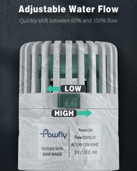 Pawfly Wave Maker for Aquarium, 800 GPH 3W Aquarium Powerhead - for Tanks up to 50 Gallons - image 3