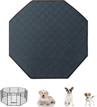 Octagon Dog Playpen Mat Washable Leakproof Pet Liner, 29' - Dark Grey-xxl / Octagon-XXL-28'*70'(Wide*Diameter)