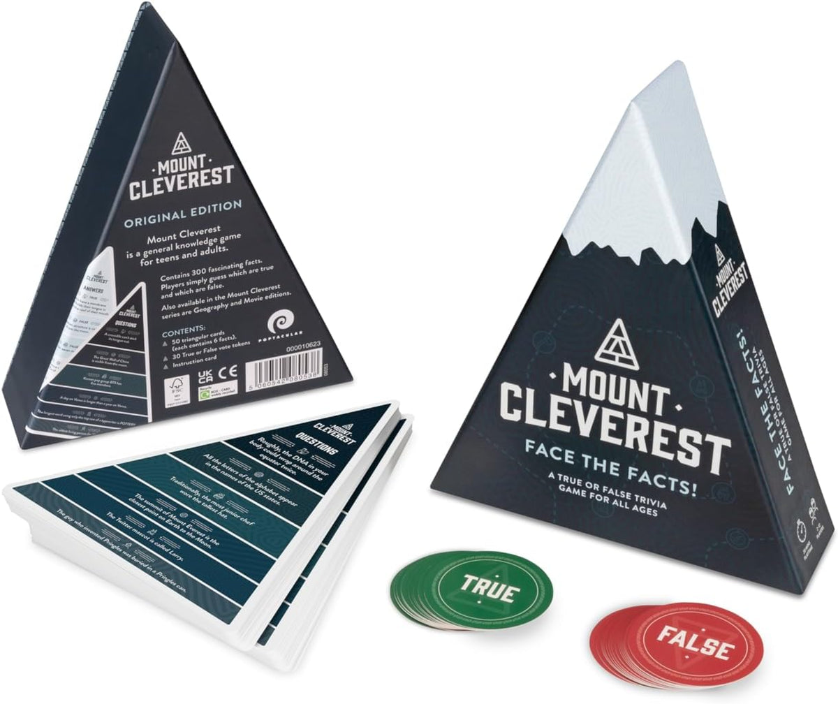 Mount Cleverest Original Edition, True or False Trivia Game - Original - image 3