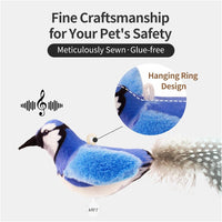 Interactive Cat Toys for Indoor Cats, Catnip and Feather - 2 Pack bird - image 2