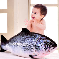 OPHRBU 24 inch fish plush pillow shaped like a realistic carp with soft short plush fabric - view 14