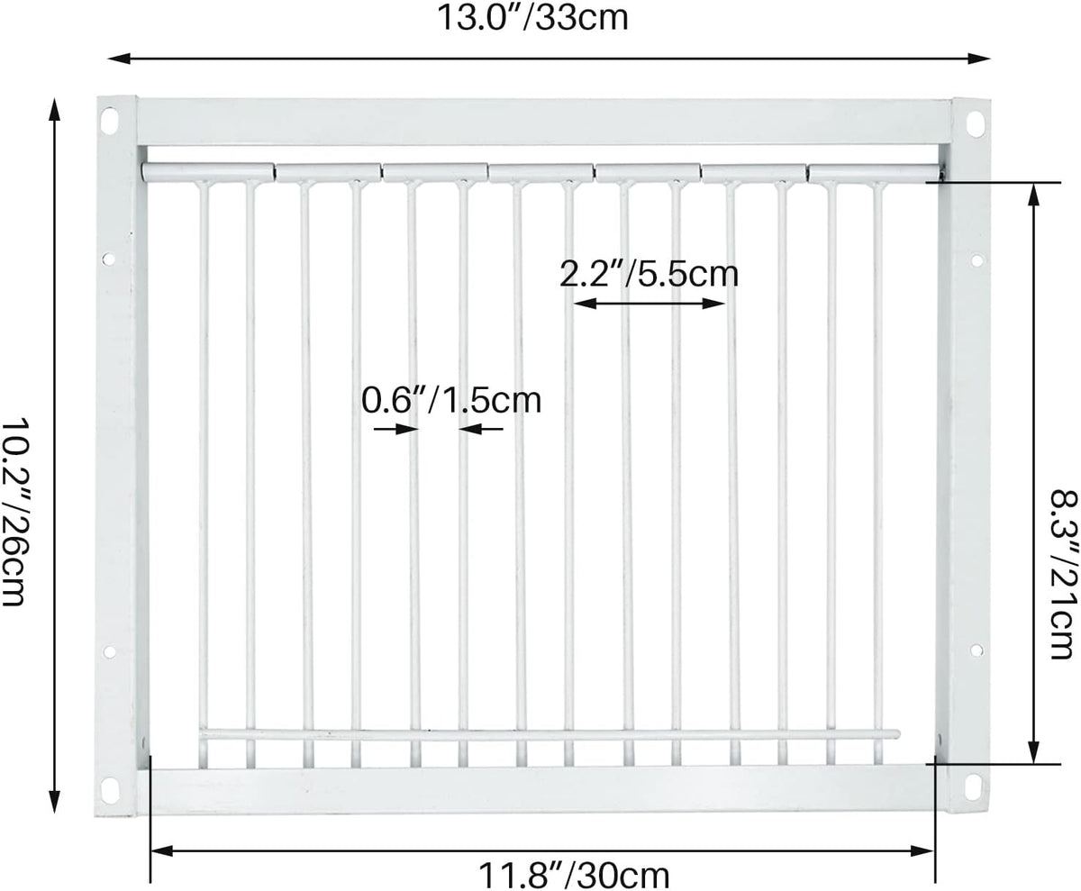 11.8in/30cm Pigeon Door Entrance Racing Pigeon Cage T Bars Birdcage - image 2