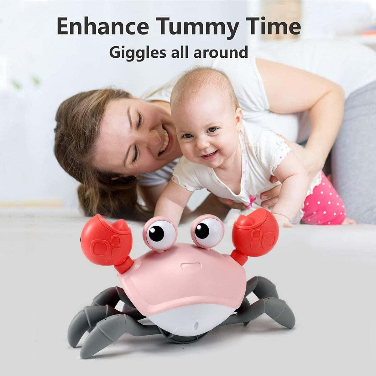control future Crawling Crab Toy for Little Ones - Pink - image 4