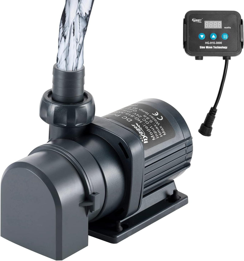 hygger 800GPH Quiet Submersible and External 24V Water Pump - 25w, 800gph, 9.8ft