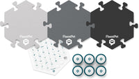 Talking Buttons for Dogs & Cats - 6 Buttons + 3 Hextiles (Grey) - image 2