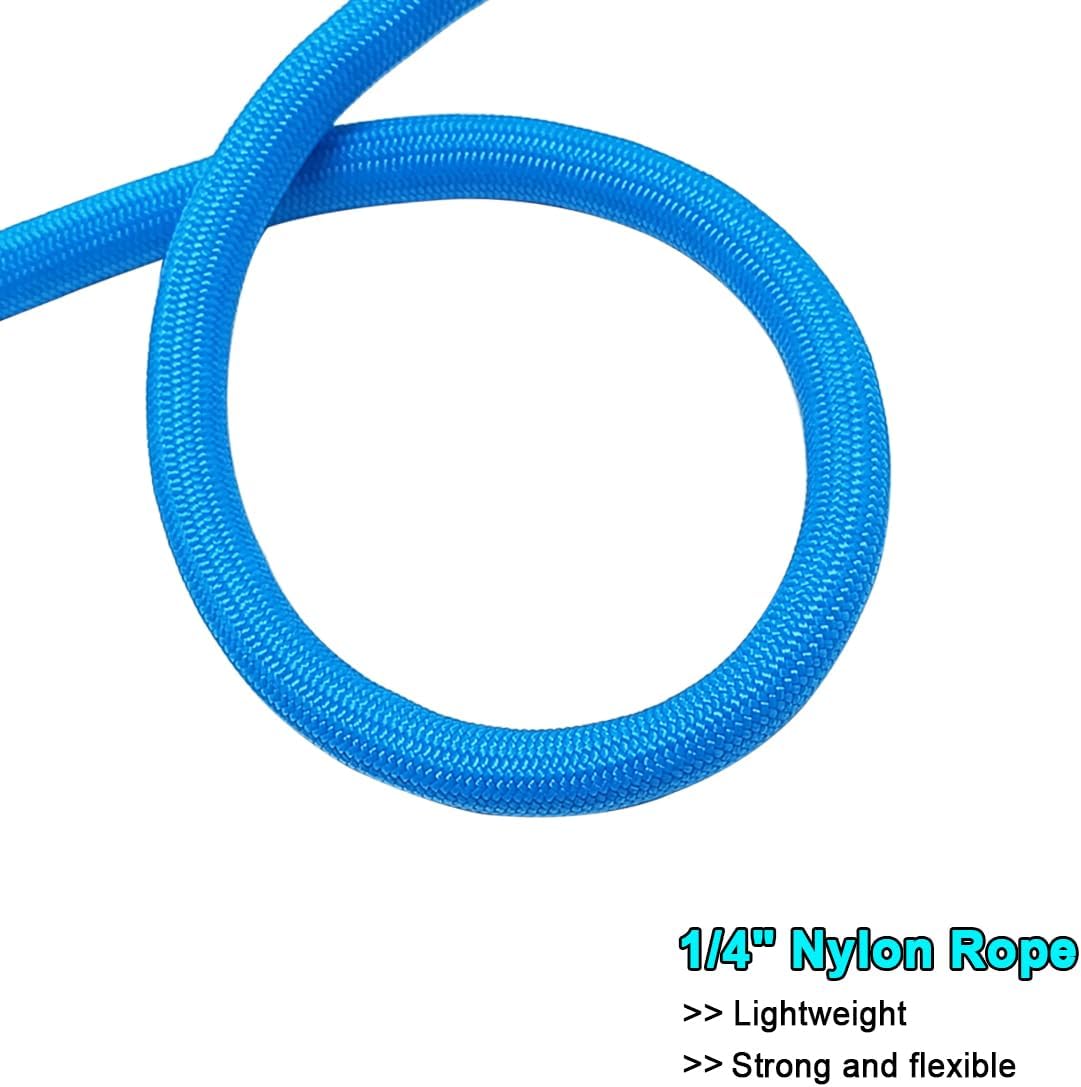 MayPaw Small Rope Dog Leash 6FT 8FT 10FT - 6ft*1/4" / blue - image 2