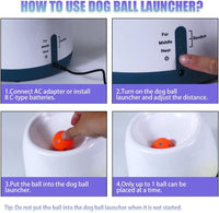 Automatic Dog Ball Launche with 9 Balls – Essentials for Dogs - WHITE - image 4