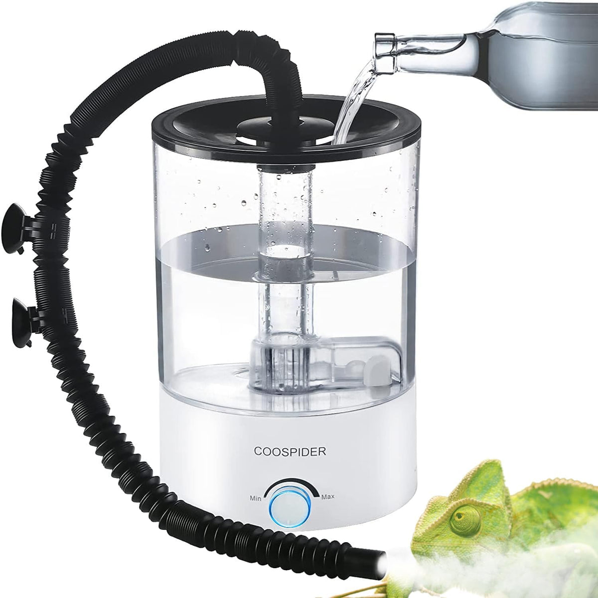 Coospider Reptile Fogger Humidifier - 4.2 liters
