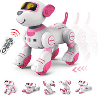 FUUY interactive remote control robot dog for kids in blue - view 3