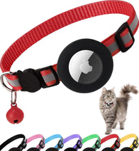 Airtag Cat Collar Breakaway - Red