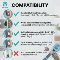Adjustable Cat Door Latch to Keep Rooms Accessible for Pets - image 3