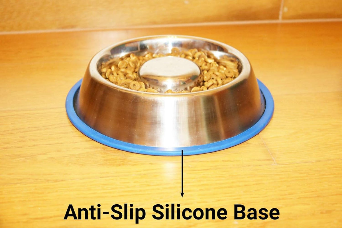 Mr. Peanut's Stainless Steel Interactive Slow Feed Dog Bowl - Medium - image 3