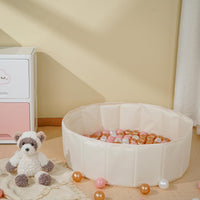 TRENDPLAY beige foldable ball pit play tent for kids, dogs and cats - view 6
