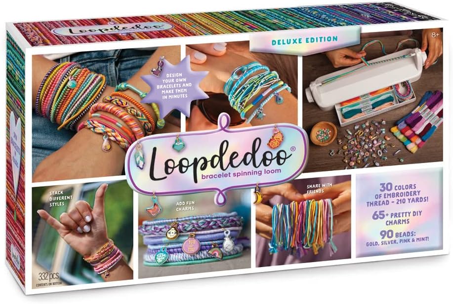 Loopdedoo DIY Friendship Bracelet Maker Kit - Deluxe
