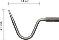 REPTI ZOO Portable Mini Snake Hook Collapsible Stainless Steel Snake - image 3