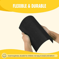 Lekebaby 6 Pack Classic Baseplates 10" x 10" - Black / 6 Pack - image 4