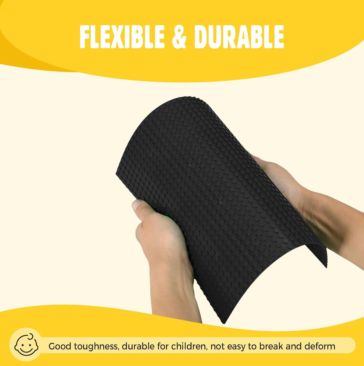 Lekebaby 6 Pack Classic Baseplates 10" x 10" - Black / 6 Pack - image 4