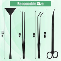 Aquarium Aquascape Tools Kit - 12.5in / Black - image 2