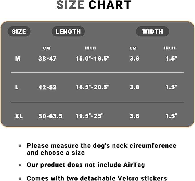 Tactical AirTag Dog Collar Leash Set - Heavy Duty, Adjustable GPS Collar Compatible with Apple AirTag, with Holder & Control Handle for Medium/Large Dogs [Black, XL]