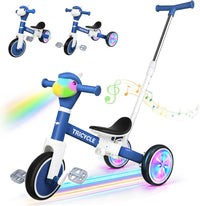 Tricycle for Kids 1-3 Year Olds - Blue Flash Wheel