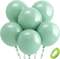 Bezente Assorted Latex Rainbow Balloons 100 Pack 12 inch – Fun for Kids & Family - 11-green-p101 / 18inch (Large)