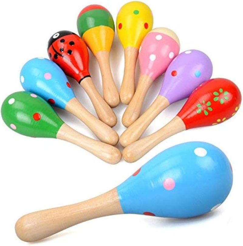 Mini Wooden Maracas for Kids