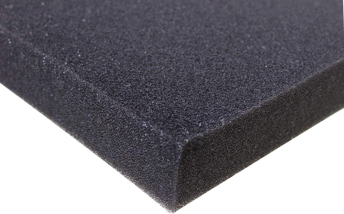 AQUANEAT Aquarium Filter Sponge Open Cell Foam Sheet Bio Sponge - 11" Lx 10.25"W x 2"H / Black - image 3
