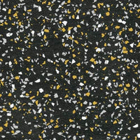 American Floor Mats - Extreme Rubber Gym Tiles - 1 Inch Thick Colorful Rubber Gym Tiles - Superior Shock and Sound Absorbing Tiles - 35% Gold/Grey/White 25 Tile Pack (Covers 100 Sq Ft)