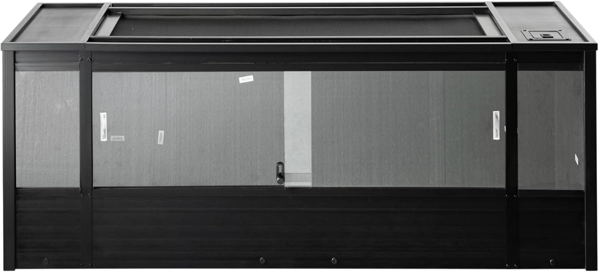 New Age Pet ECOFLEX 48" Mojave Reptile Enclosure, Maple - Black / Extra Large - image 2