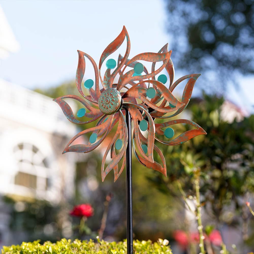 Viveta Wind Spinners Outdoor - Copper Green-a - image 3
