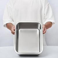 Kichwit 1.8 Gallons Large Dog Bowl, Stainless Steel Pan – Essentials for Dogs - 1.8 Gallons - image 2
