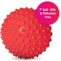 Edushape The Original Sensory Ball for Baby, Transparent Pink - Red-Opaque - image 3