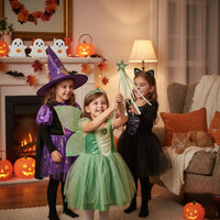 Lovelyshop Crystal Metal Star Fairy Wand with Ribbon - Light Green - image 2