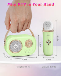PRUNUS C20 Mini Karaoke Machine - C20-Green - image 4