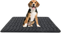 Bubble bear Dog Crate Mat, Ultra Soft - Upgraded Thick Black / 36.0"L x 23.0"W