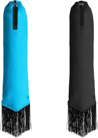 Horse Tail Bag - Pack of 2, Waterproof and Durable, Adjustable Large Opening for Easy Fit, Fringe Design Simulates A Fly Swatter, Protects Horse's Tail from Dirt, Breakage and Insects