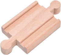 Haiabei 11-piece solid beech wooden train track expansion pack with crossing bridge - view 2