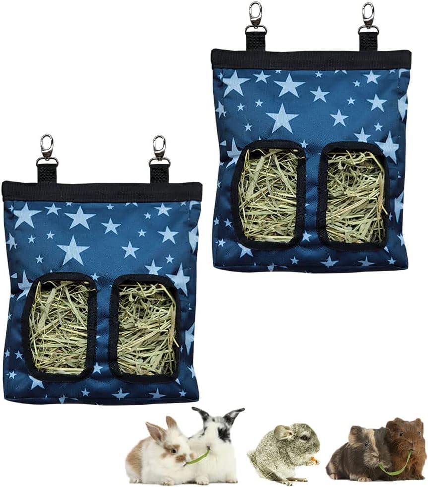 RIOUSSI Guinea Pig Hay Feeder - Stars-2pack / M - 13"x9"x2"